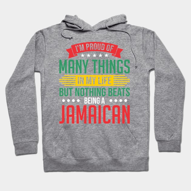 Jamaica Flag Jamaican Jamaica Hoodie by Toeffishirts